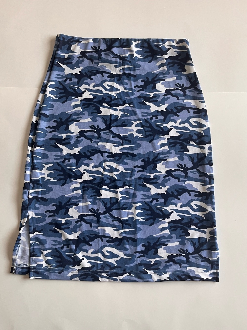 Women’s Blue Camo Skirt - Unbranded
